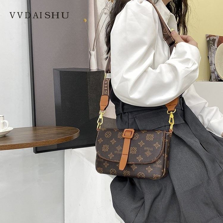 VVDAISHU Fashion Tas Kecil Selempang Wanita Import Lucu Motif Elegan Cute Mini Vintage